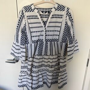 Lands End patterned dress